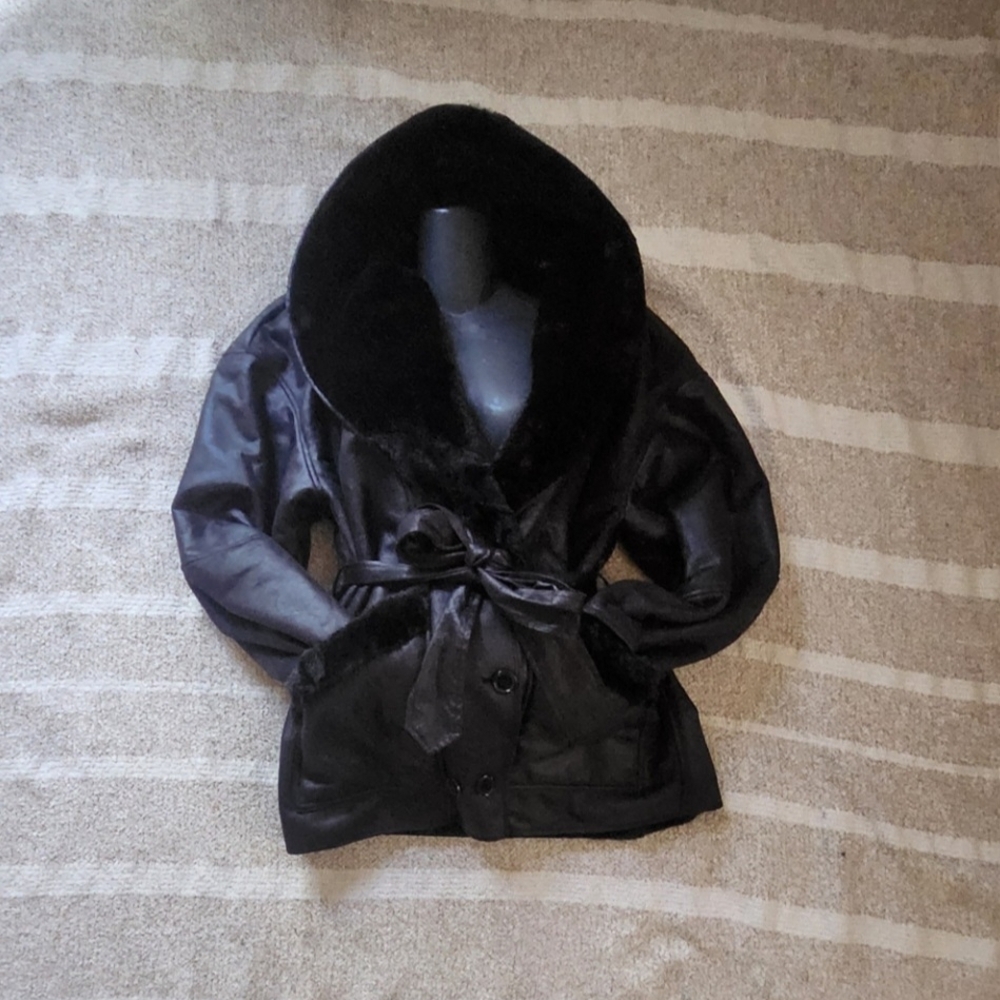 Forever 21 Black Faux Fur Jacket